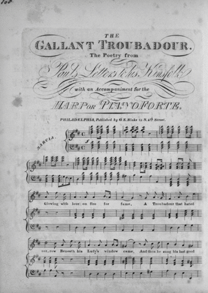 The Gallant Troubadour
