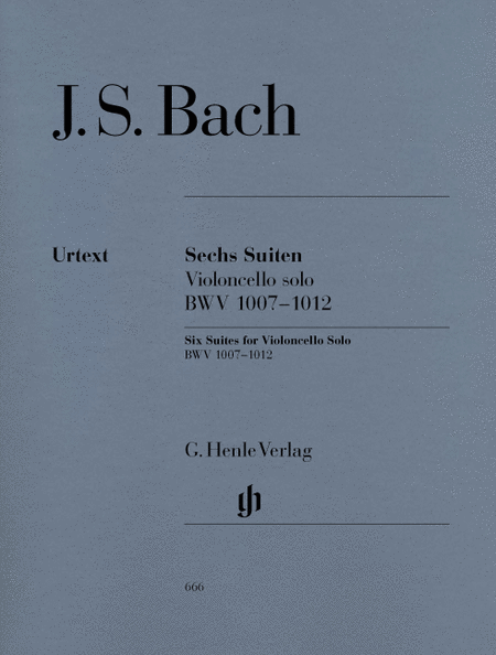 Johann Sebastian Bach: 6 Suites for Violoncello solo BWV 1007-1012