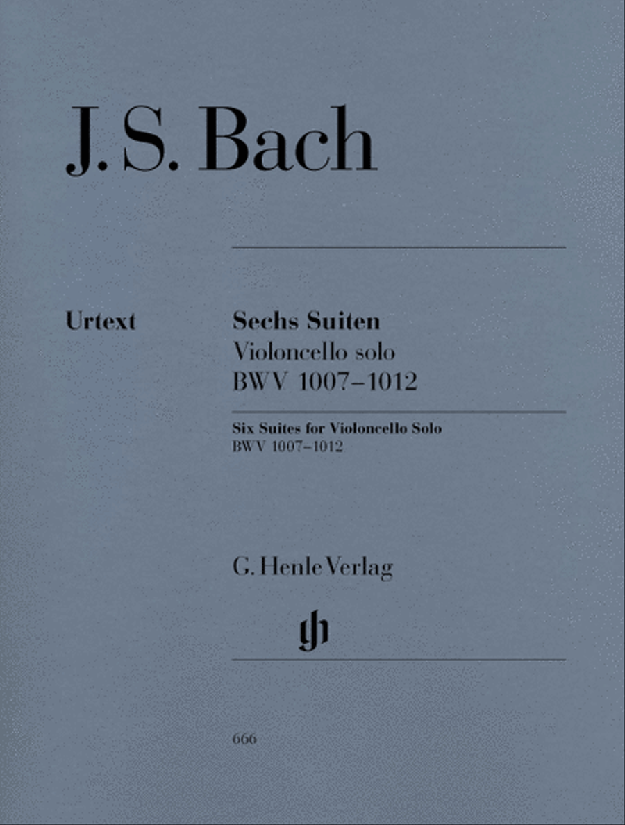 6 Suites for Violoncello Solo BWV 1007-1012