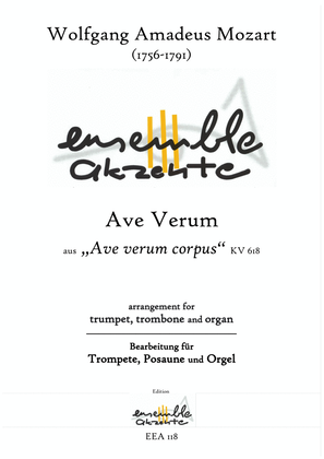 Ave Verum Corpus - arrangement for trumpet, trombone and organ