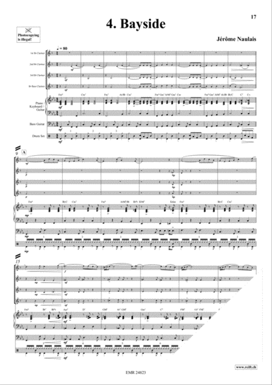 Play With Your Band Volume 1 Clarinet Quartet scores gallery preview page 6