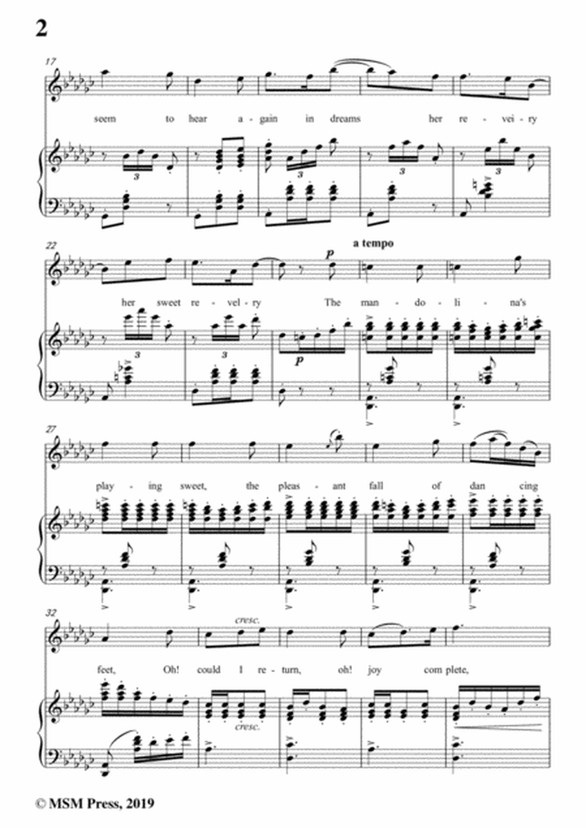 Victor Herbert-Italian Street Song,in G flat Major,for Voice and Piano image number null