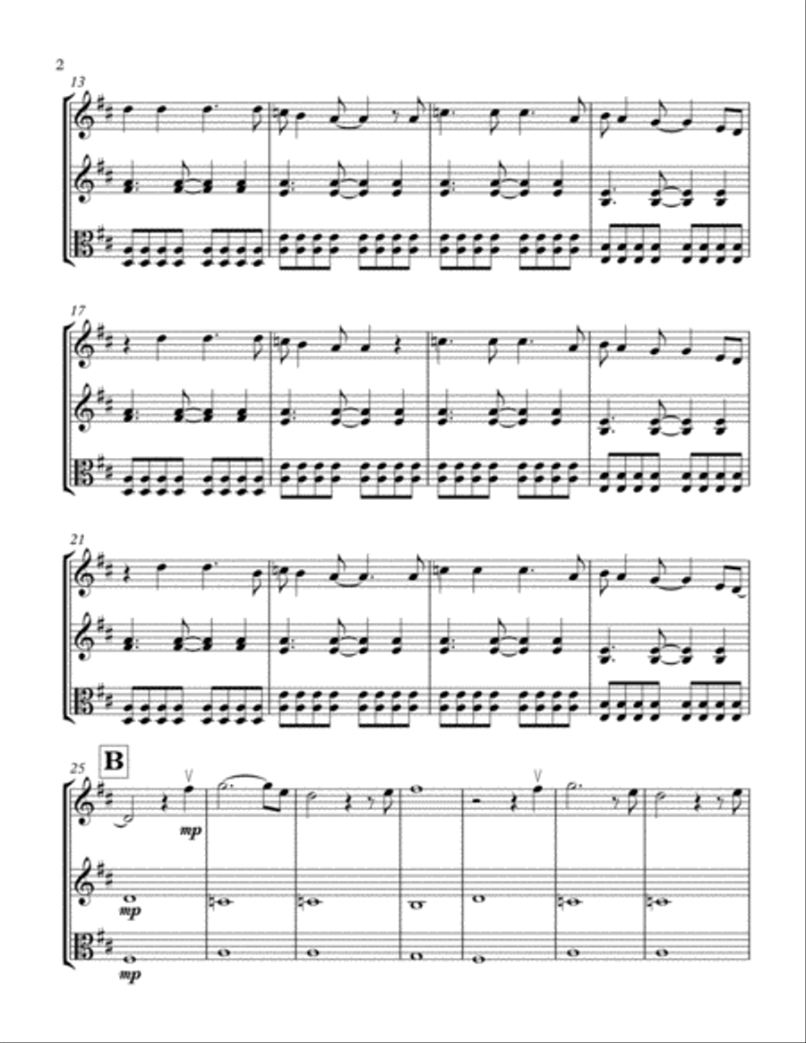 Clocks String Trio scores gallery preview page 3