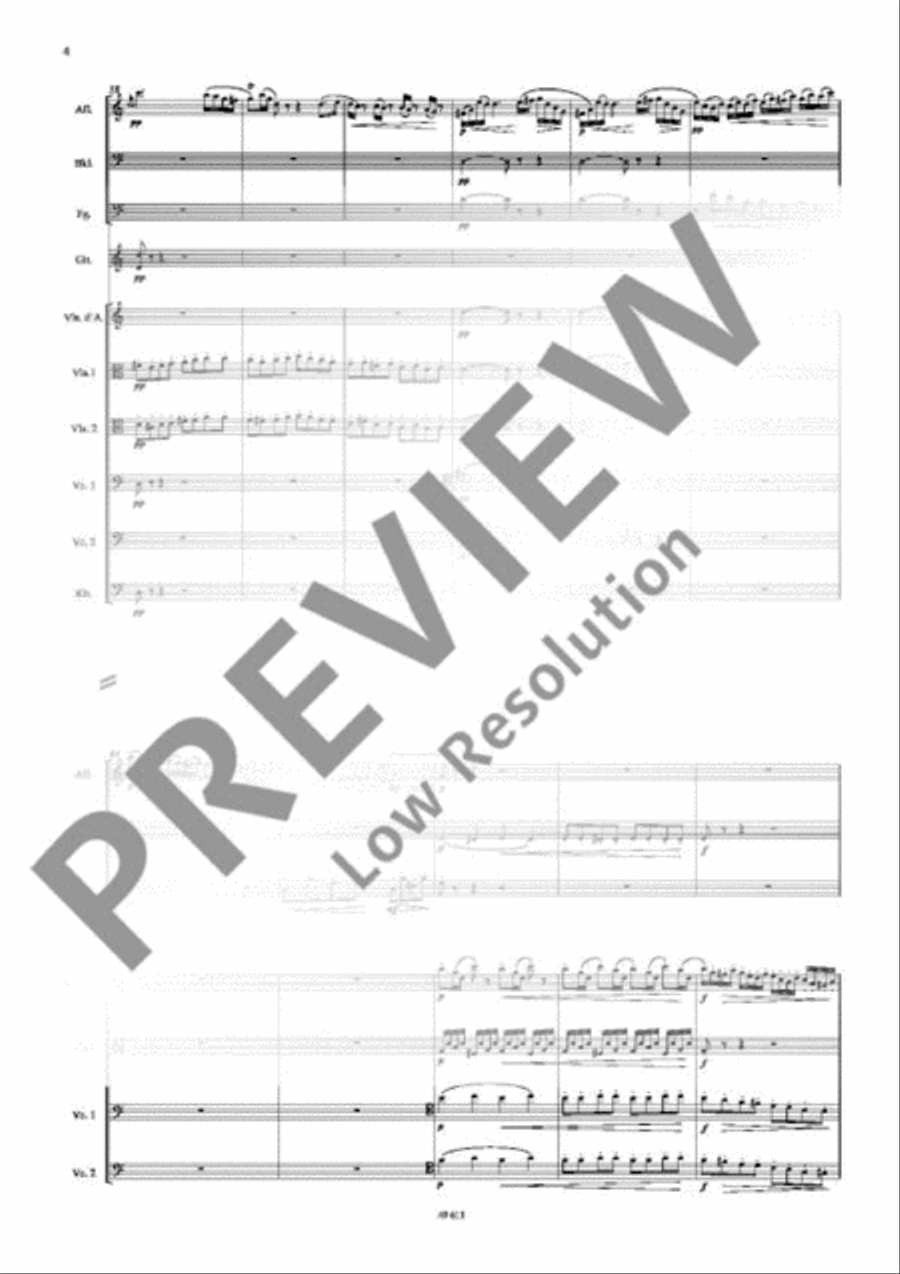Three Mozart Organ Sonatas Oboe scores gallery preview page 9