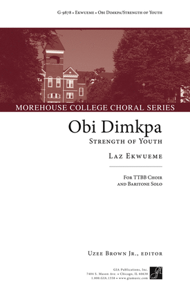 Book cover for Obi Dimkpa - TTBB edition