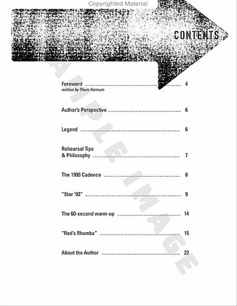 Vacant Lot Sessions, The Percussion scores gallery preview page 3