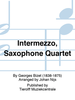 Intermezzo, Saxophone Quartet