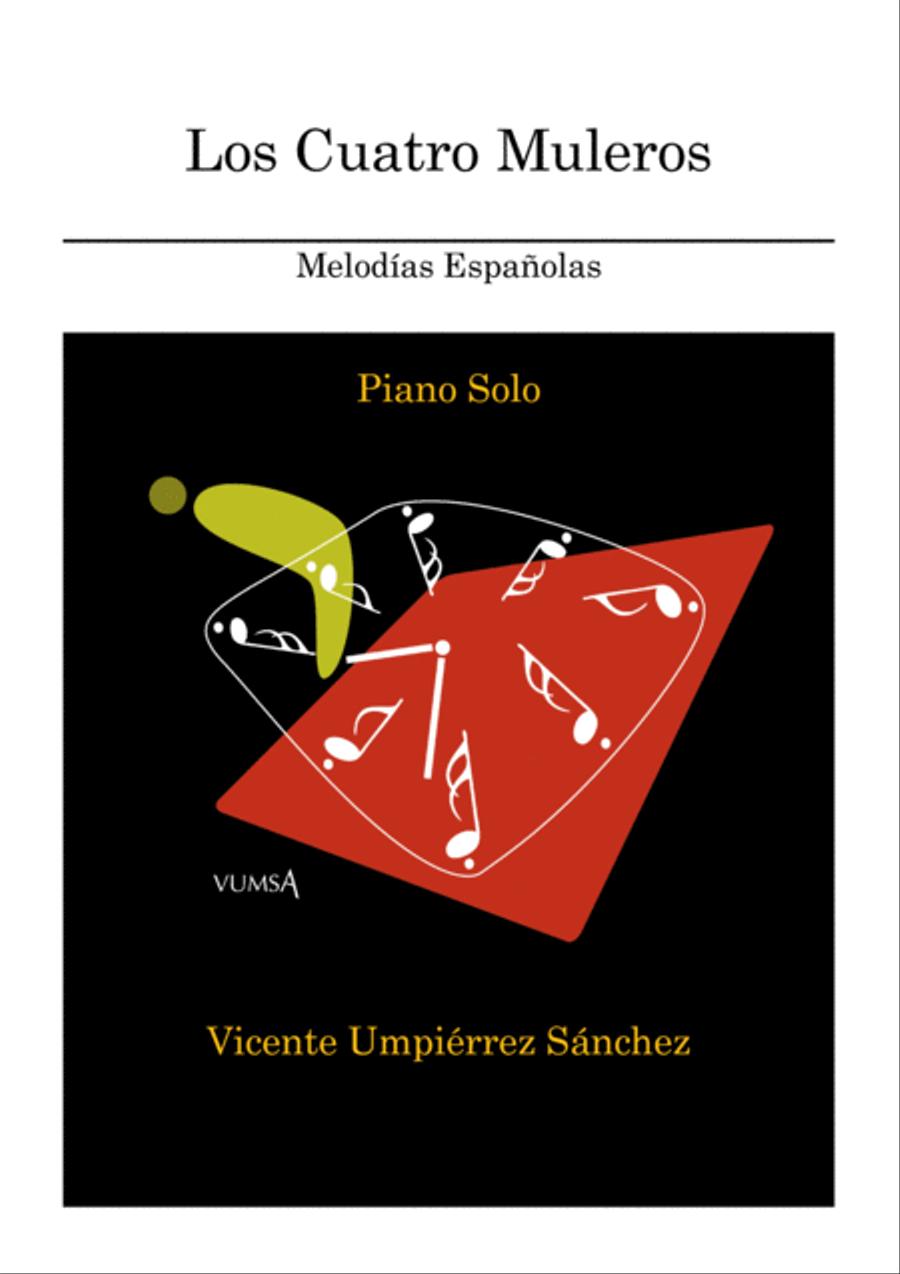 Los Cuatro Muleros Piano Solo scores gallery preview page 1