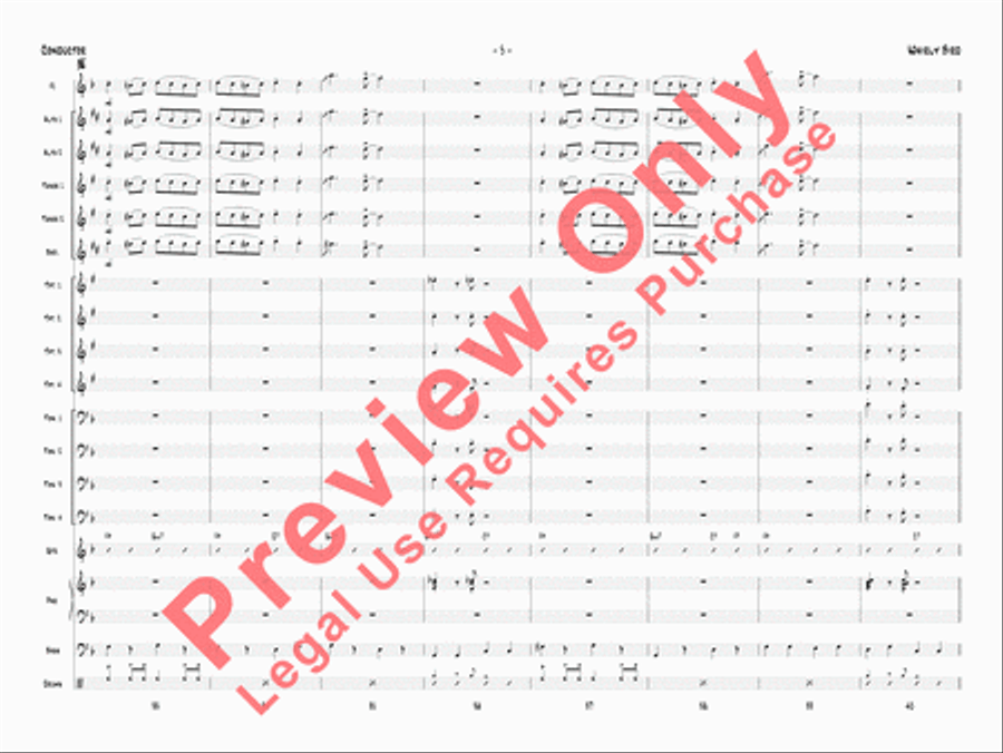 Whirly Bird Whirly Bird Jazz Ensemble scores gallery preview page 8