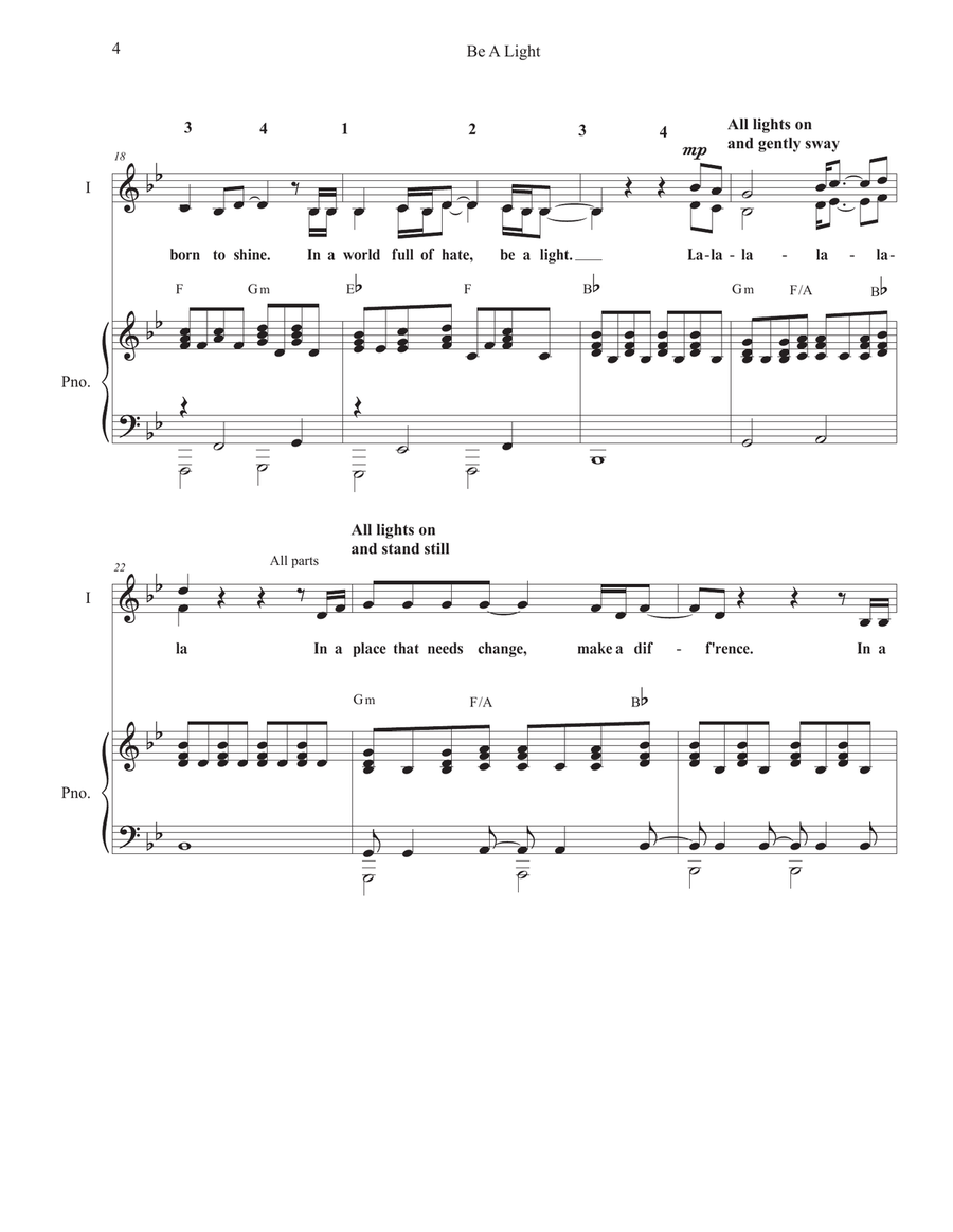 Be A Light SA scores gallery preview page 4