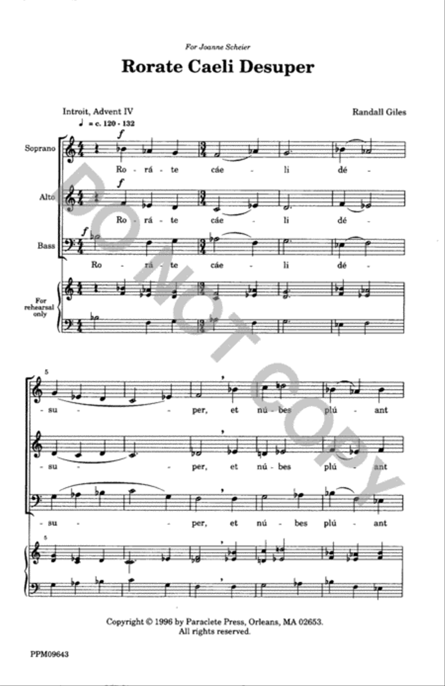 Rorate Caeli Desuper Rorate Caeli Desuper 3-Part scores gallery preview page 2