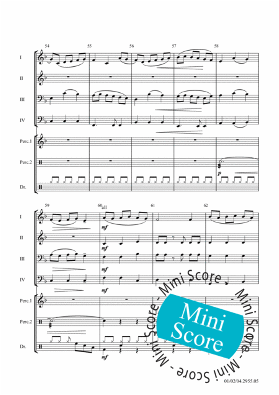 Three Cool Dances Concert Band scores gallery preview page 11
