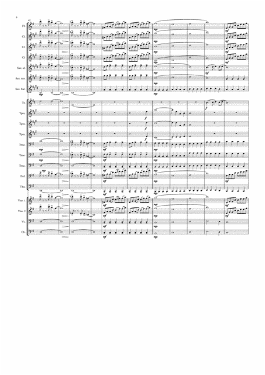 Uefa Champions League Team Concert Band scores gallery preview page 6