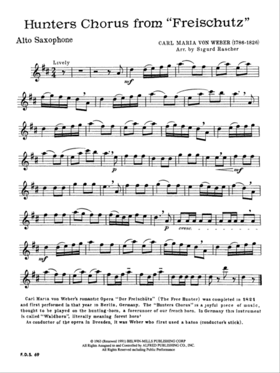 Hunters Chorus Choir scores gallery preview page 2