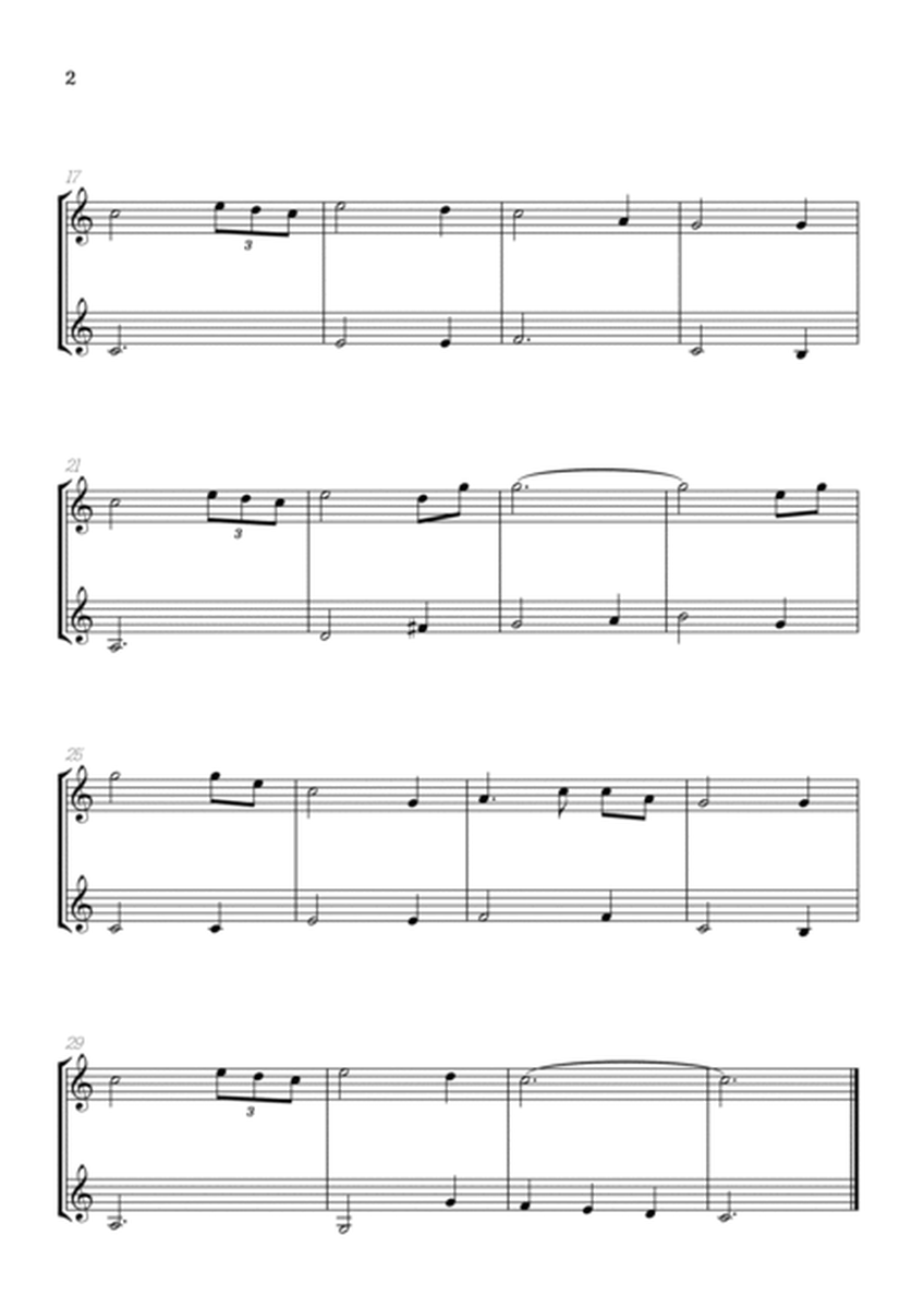 Amazing Grace • easy guitar duet sheet music image number null
