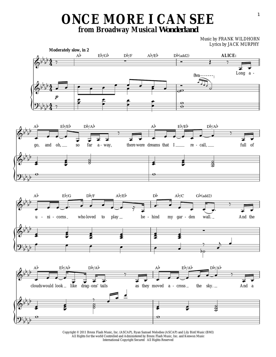 Once More I Can See Voice scores gallery preview page 1