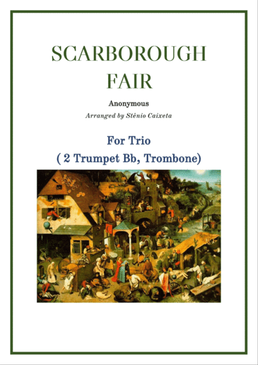 Scarborough Fair Brass Duet scores gallery preview page 1