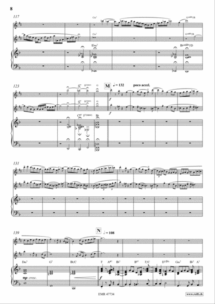Jazzy Concerto Alto Saxophone scores gallery preview page 8