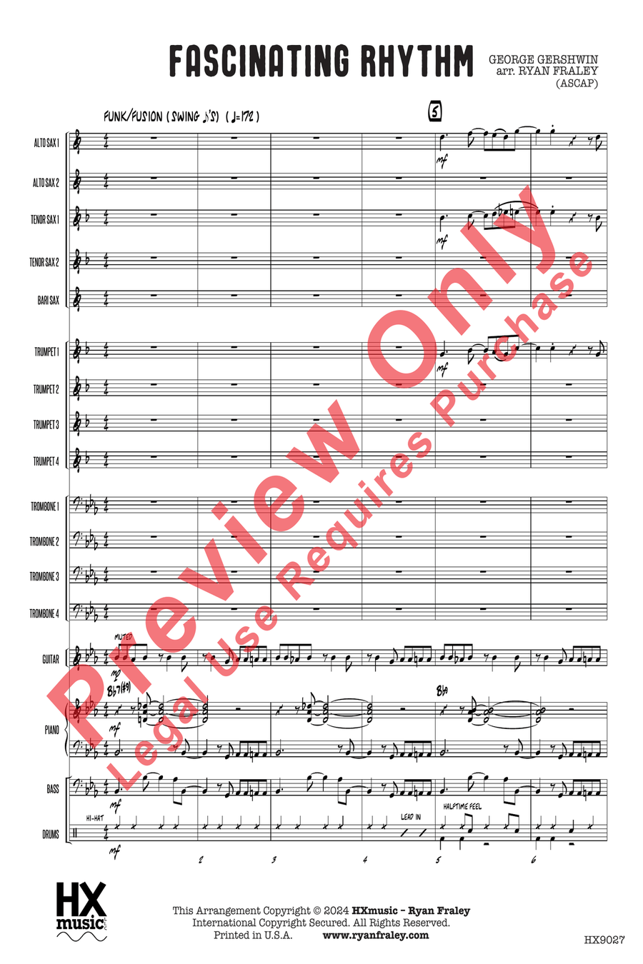 Fascinating Rhythm Fascinating Rhythm Jazz Ensemble scores gallery preview page 4