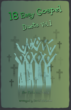 Book cover for 18 Easy Gospel Duets Vol.1 for Flute and Viola