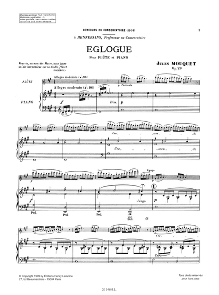 Eglogue Op. 29
