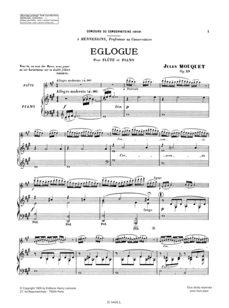 Eglogue Op. 29