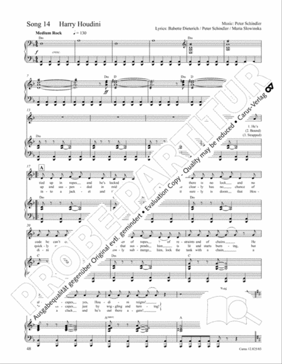 Circus Allegro Choir scores gallery preview page 49