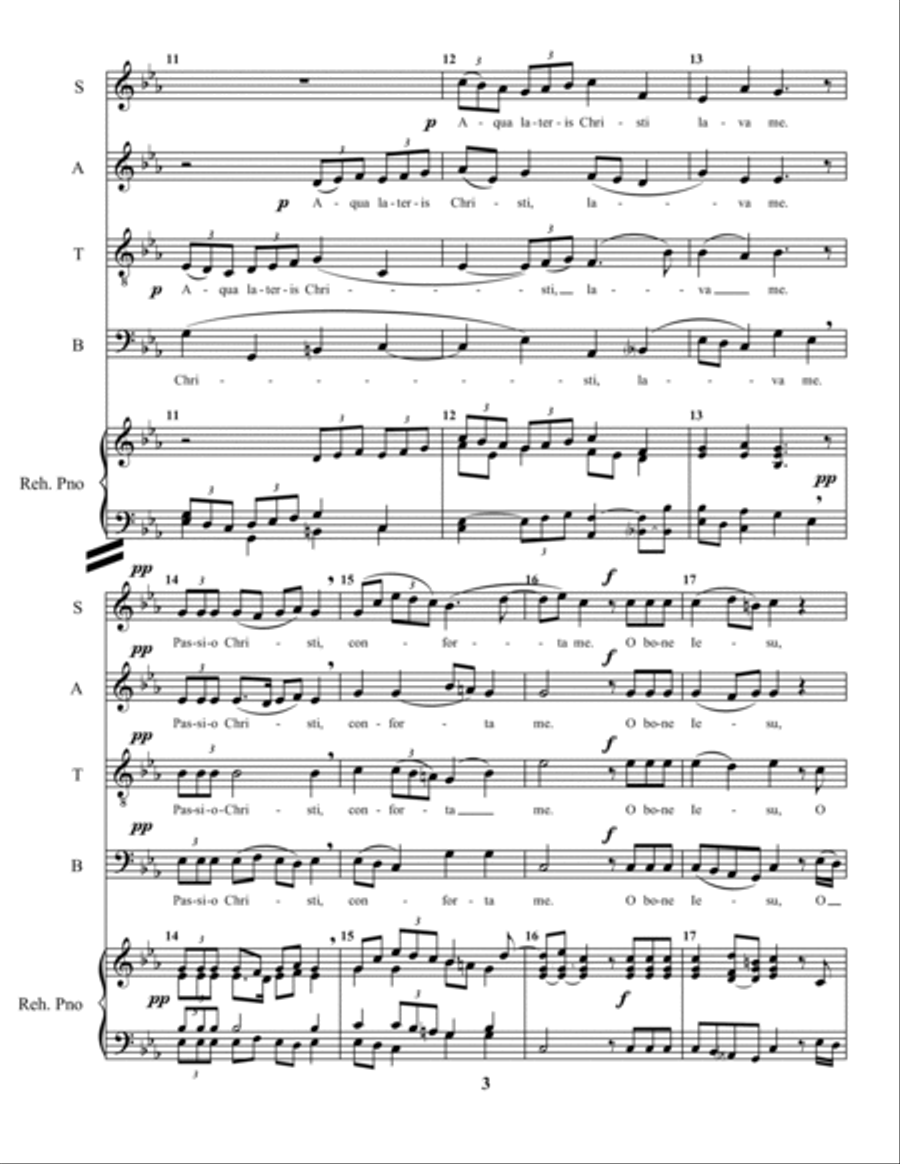 Anima Christi Choir scores gallery preview page 3