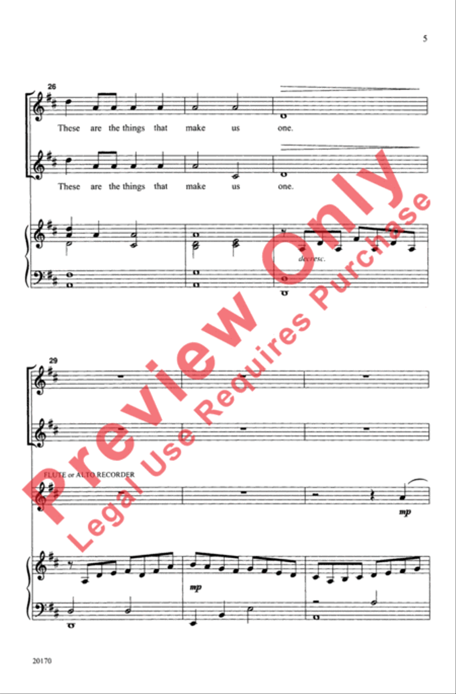 Where Can We Find Peace? 2-Part scores gallery preview page 5