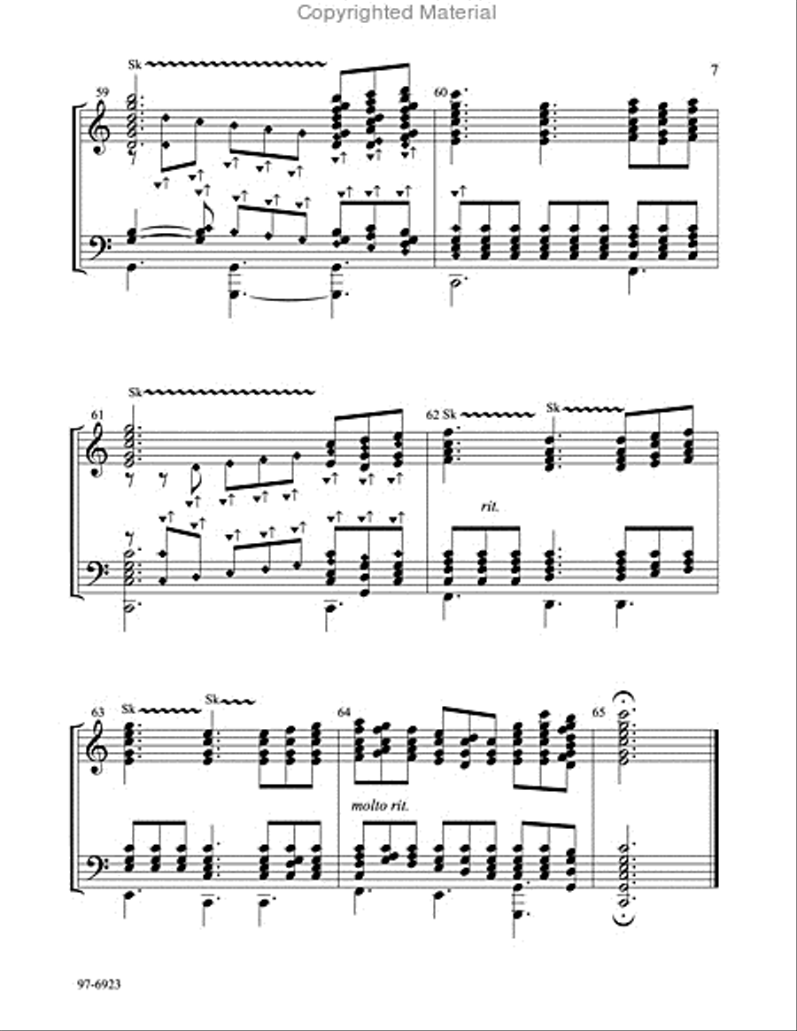 Blessed Assurance (Stephenson) Handbell Choir scores gallery preview page 5