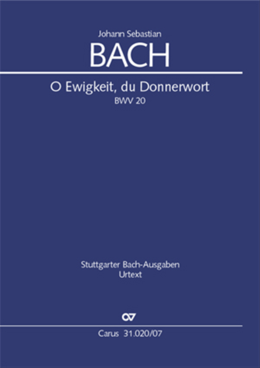 Eternity, thou thundrous word (O Ewigkeit, du Donnerwort) ATB scores gallery preview page 1