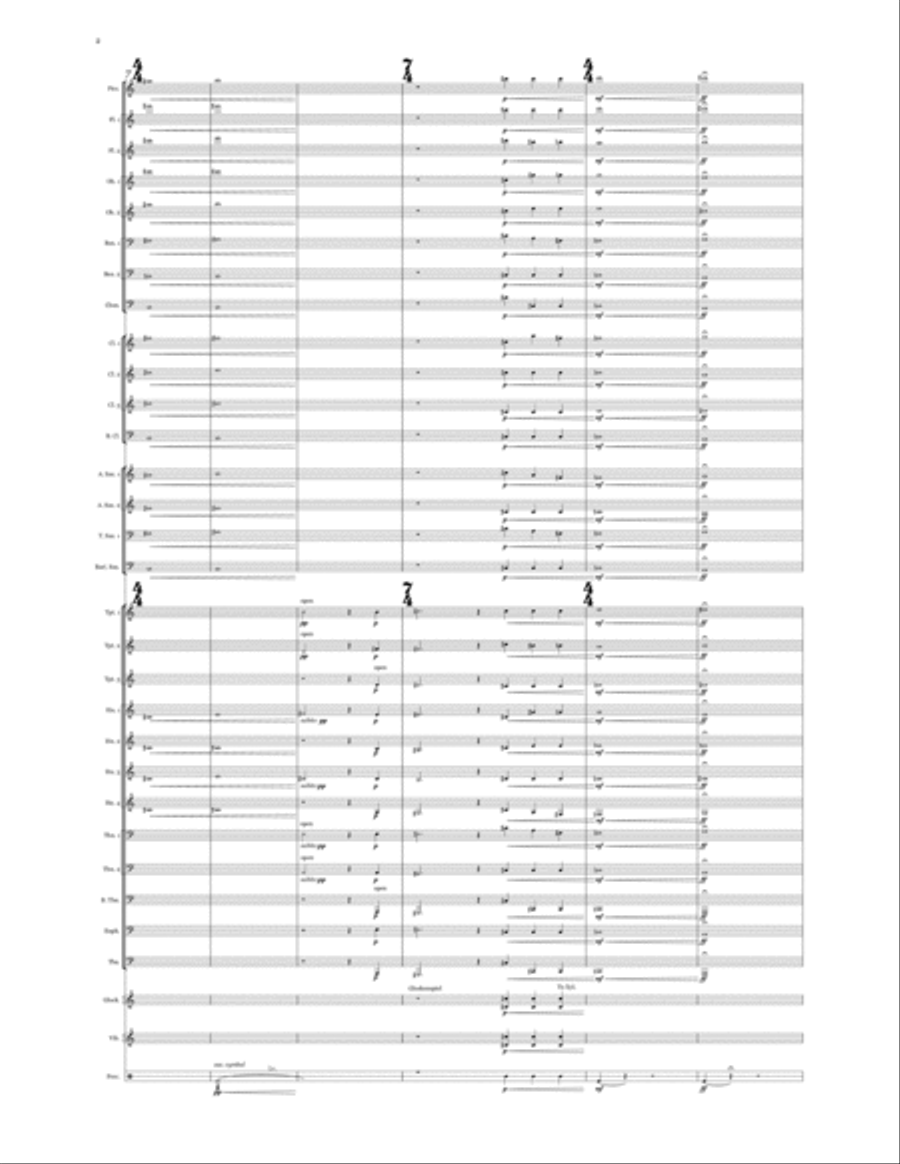 A cloud moves through the sky Concert Band scores gallery preview page 5