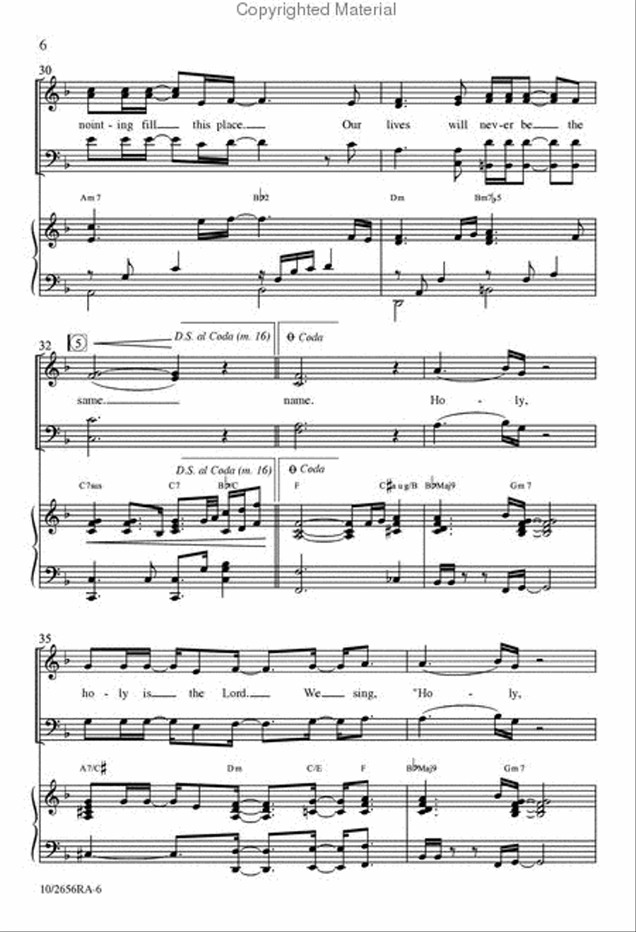 Praise 4-Part scores gallery preview page 6