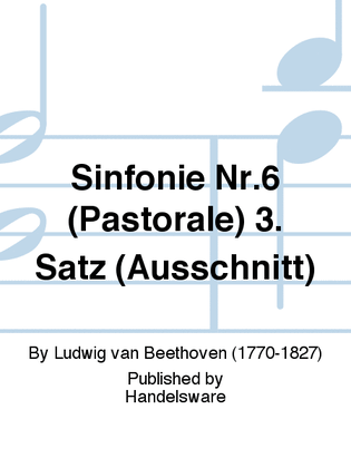 Sinfonie Nr.6 (Pastorale) 3. Satz (Ausschnitt)