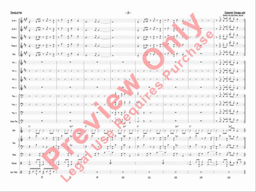 Cerebro Congelado Jazz Ensemble scores gallery preview page 16