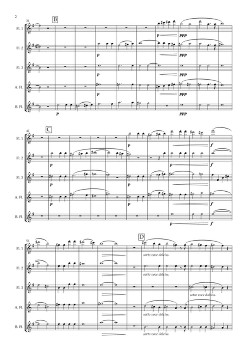 Pater Noster arranged for Flute Quintet image number null