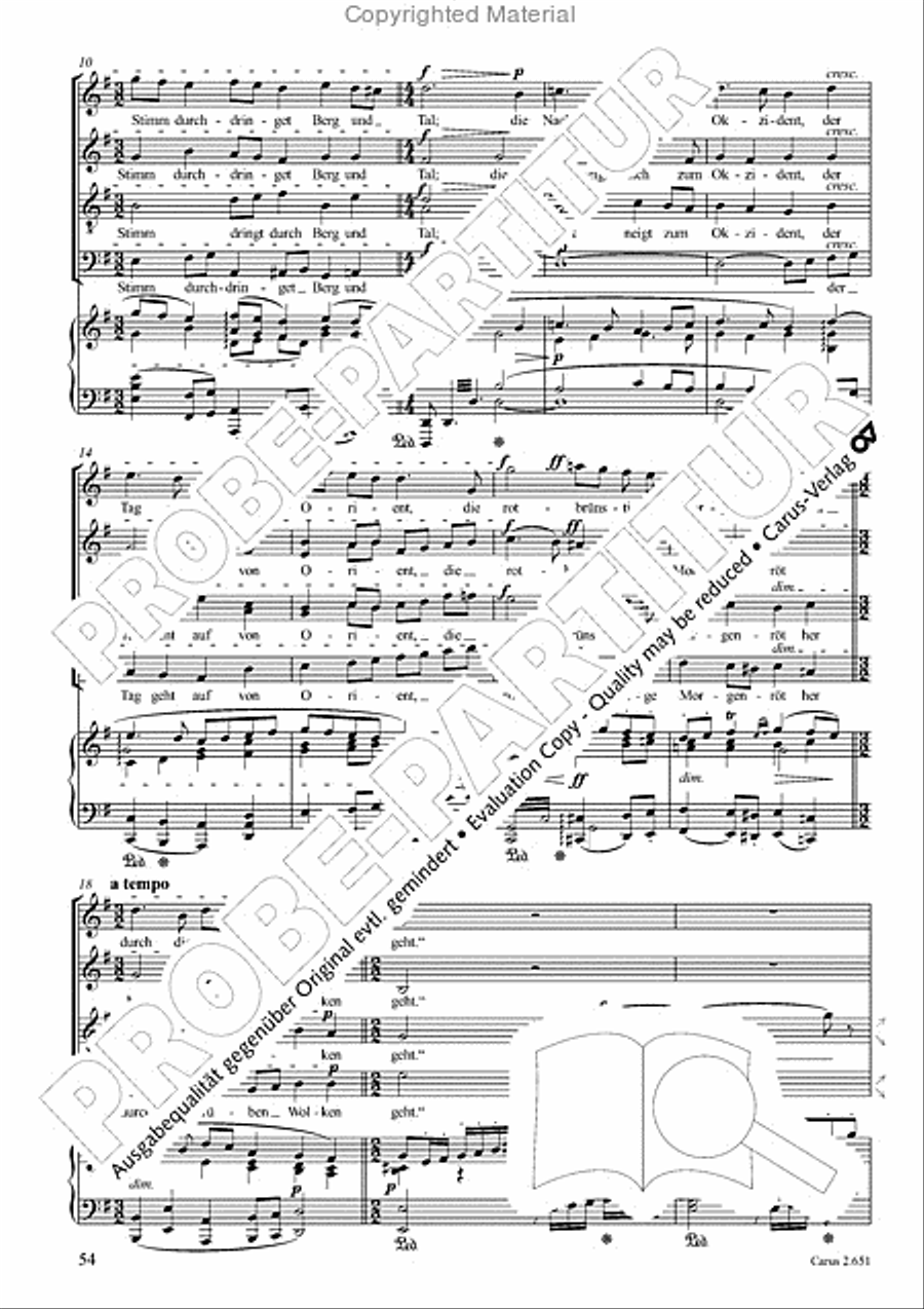 Choral collection Great Opera Choruses - Richard Wagner (choir & piano) Choir scores gallery preview page 55