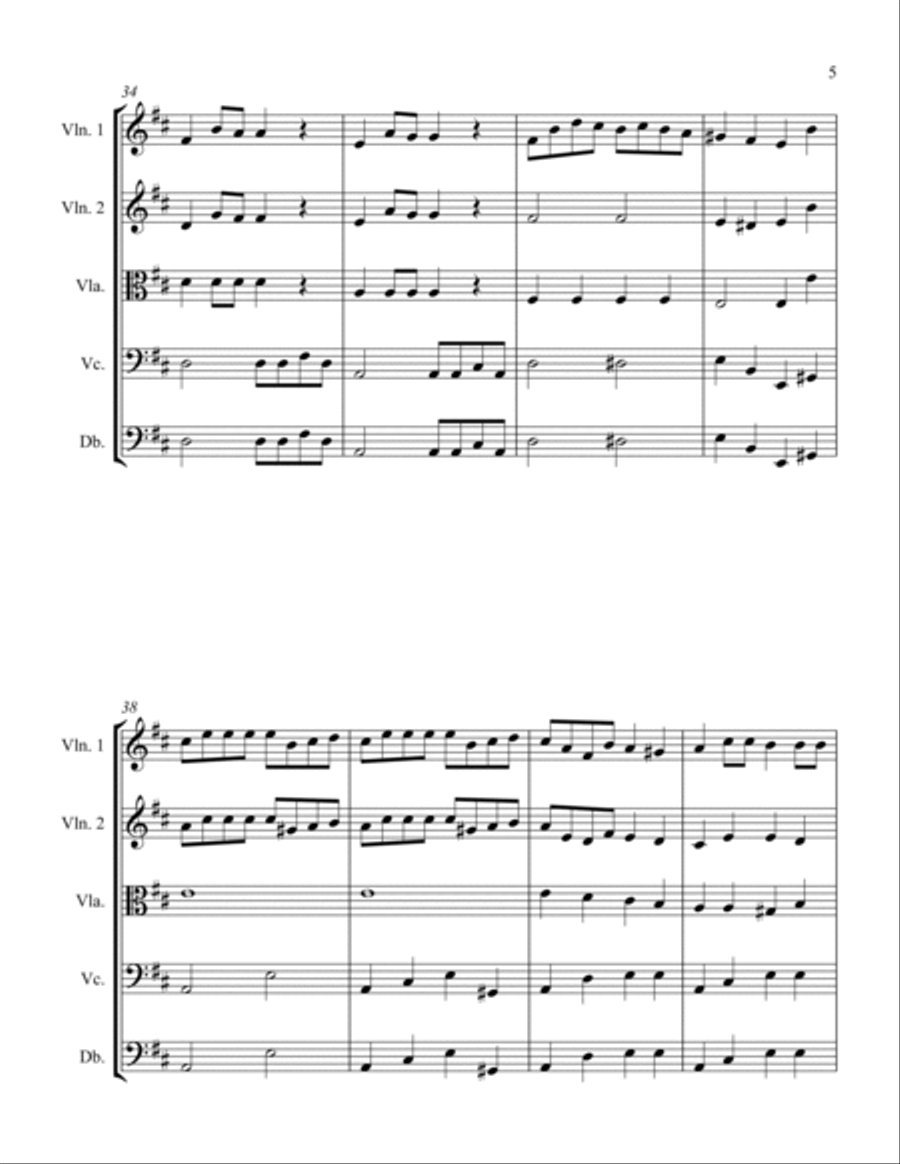 General Bulow (Easy) String Orchestra scores gallery preview page 5