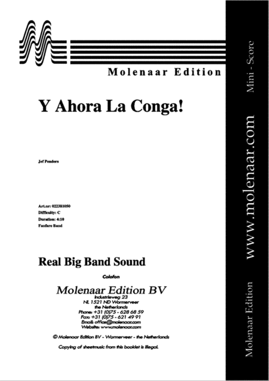 Y Ahora. . .! la Conga! Big Band scores gallery preview page 2