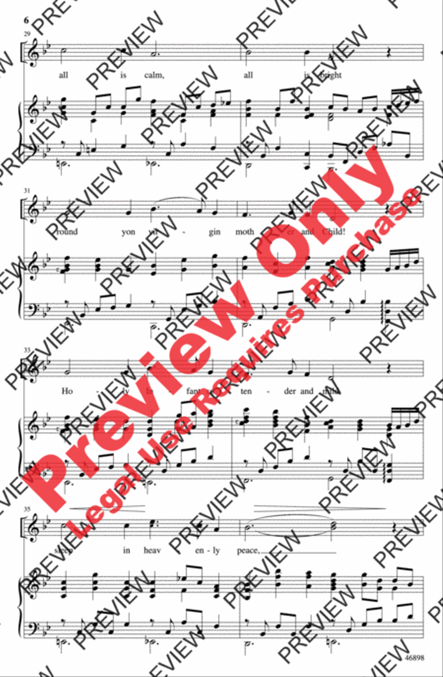 Child of Peace Child of Peace 4-Part scores gallery preview page 6