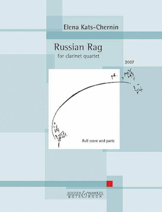 Book cover for Russian Rag For Clarinet Quartet Score And Parts (3 B-flat Clarinets And Bass Clarinet)
