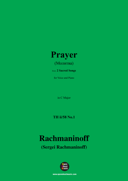 Rachmaninoff-Prayer(Молитва),TH ii/58 No.1,in C Major