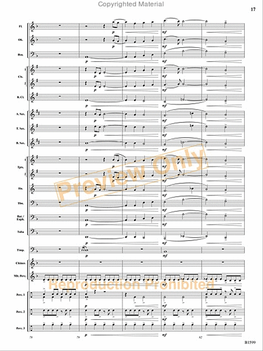 Terminal Velocity Concert Band scores gallery preview page 18