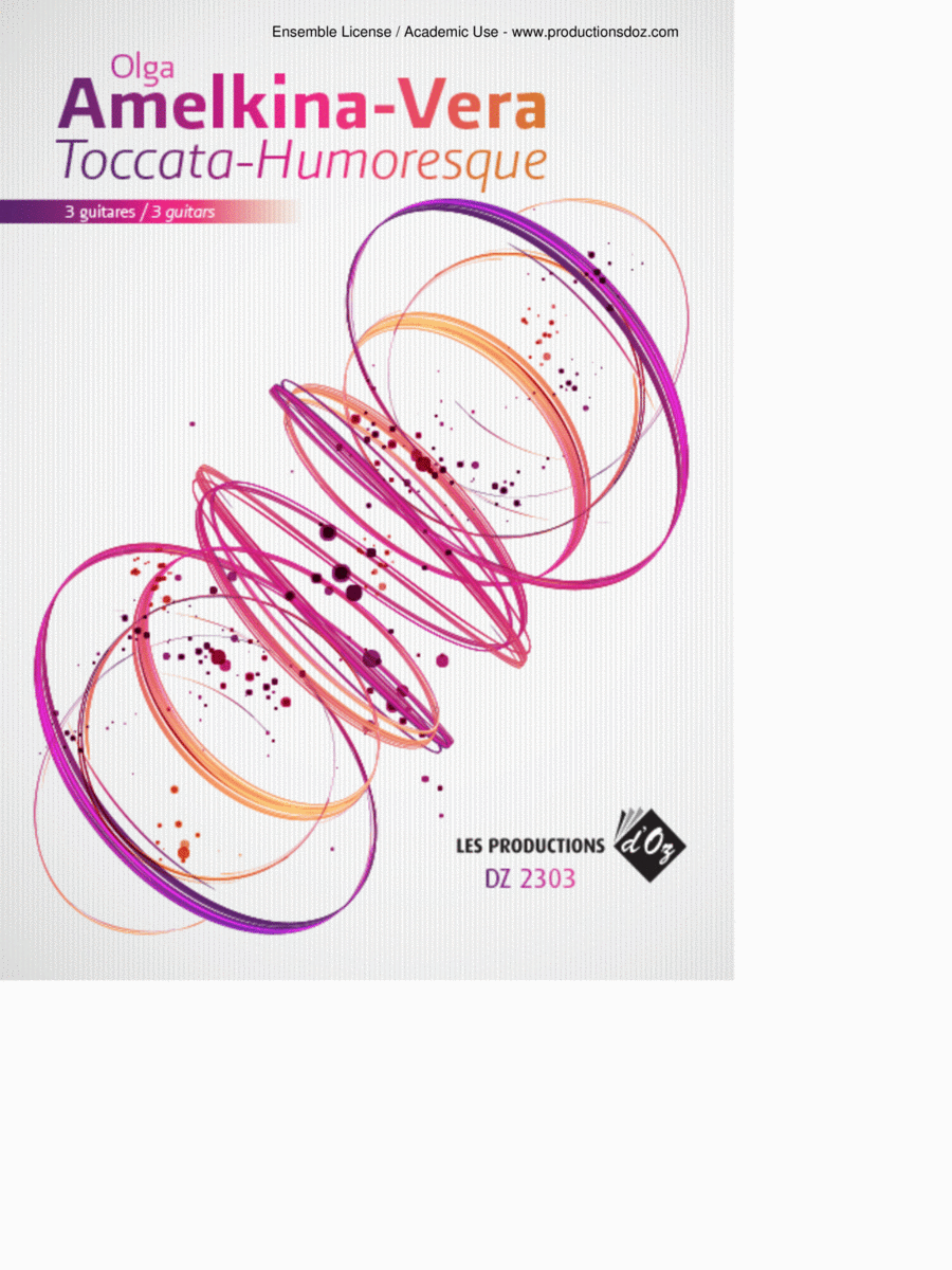Toccata-Humoresque Guitar Ensemble scores gallery preview page 1