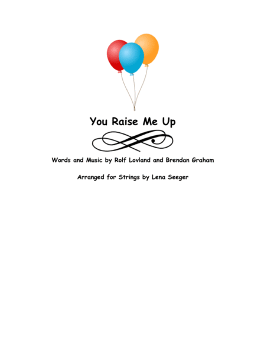 You Raise Me Up String Trio scores gallery preview page 1