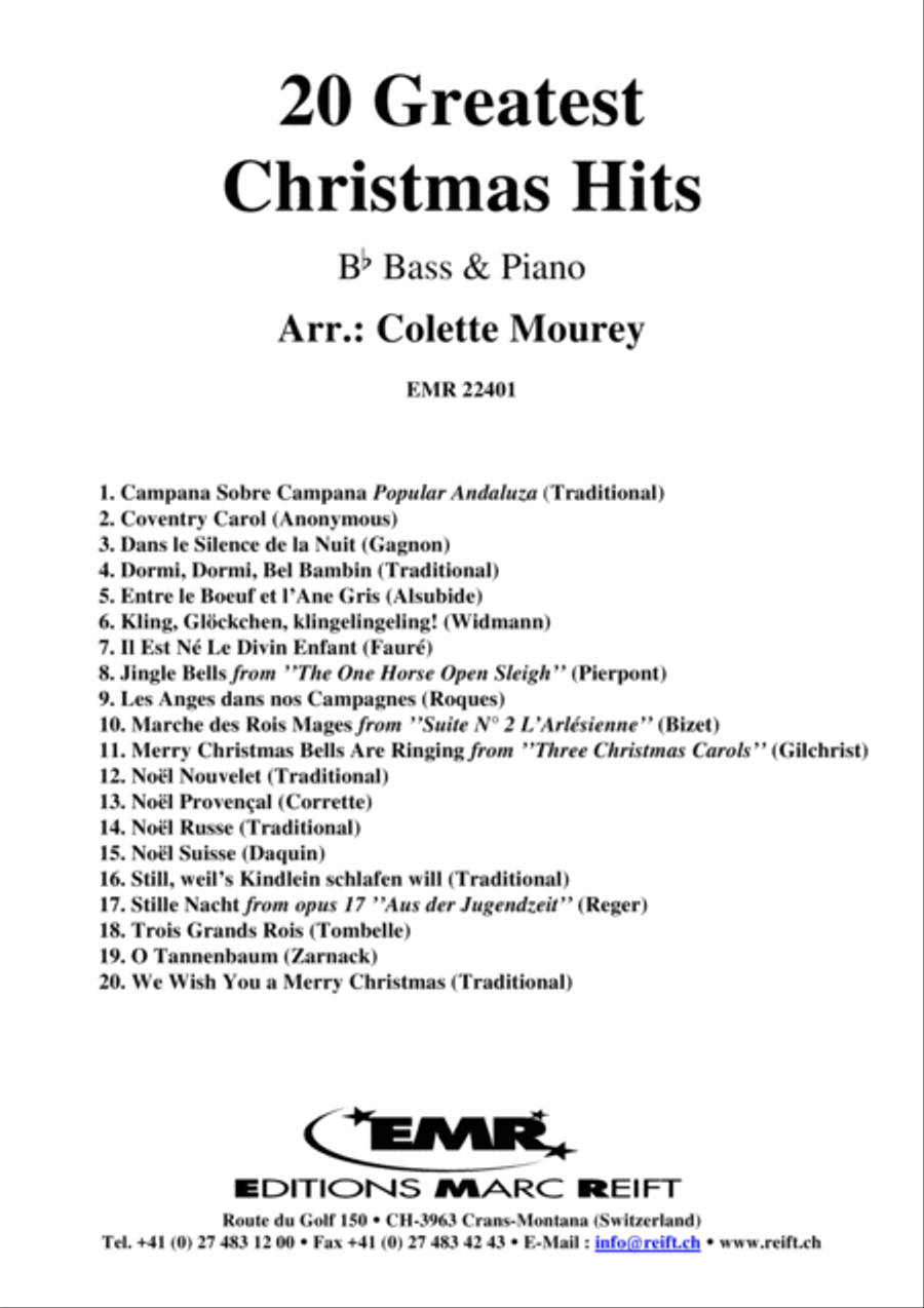 20 Greatest Christmas Hits Voice Solo scores gallery preview page 2