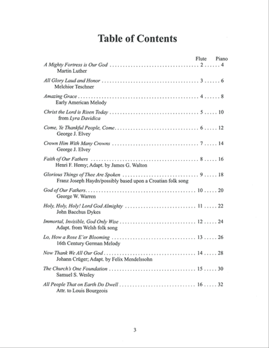 Hymns for Flute and Piano Made Easy Oboe scores gallery preview page 4