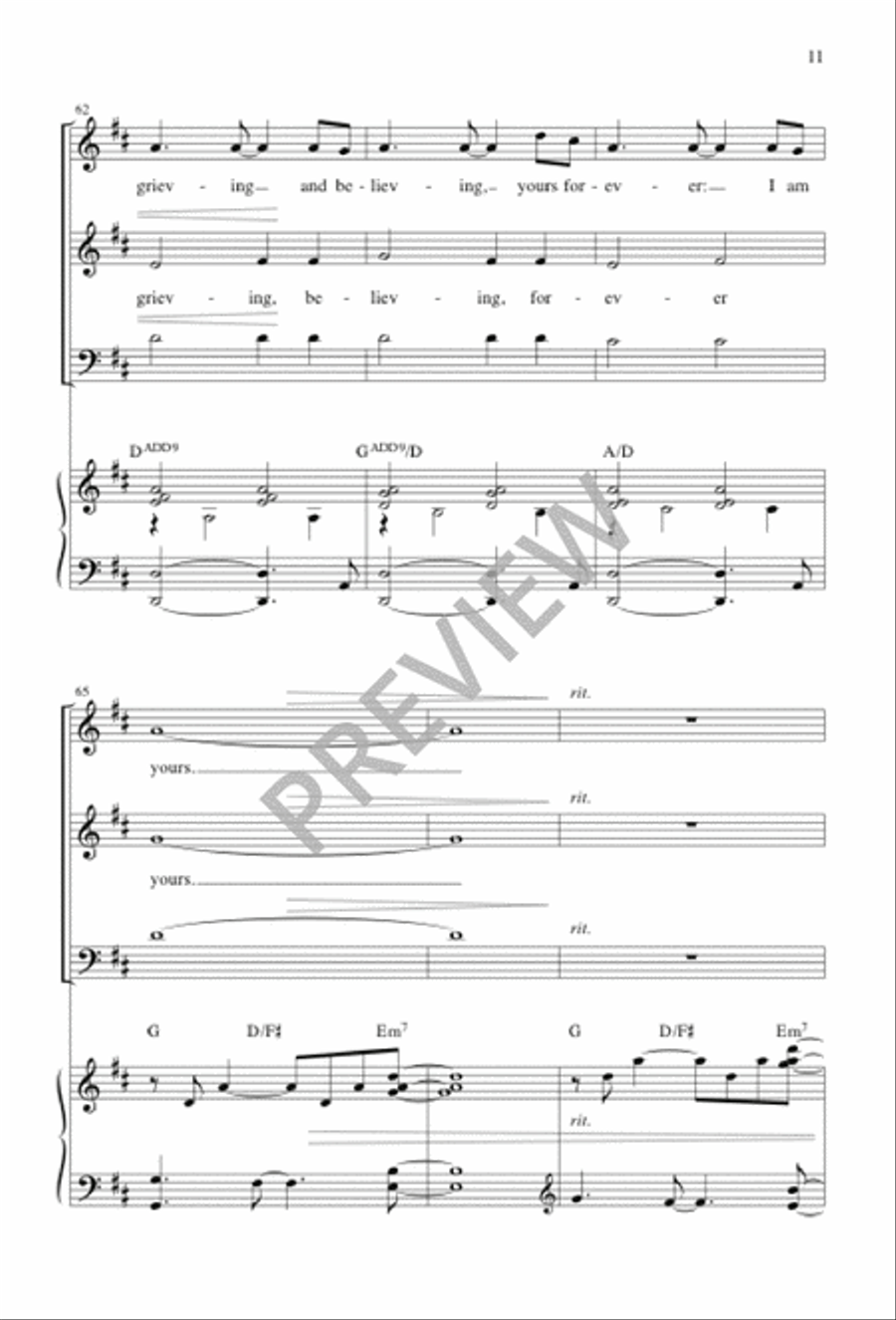 Yours 3-Part scores gallery preview page 11