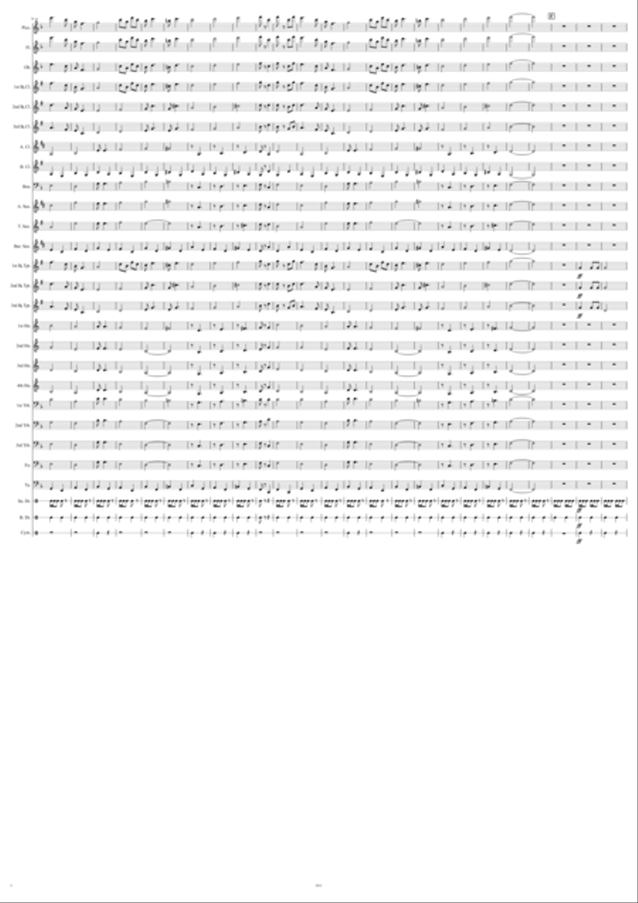 Indiana State Police March Marching Band scores gallery preview page 4