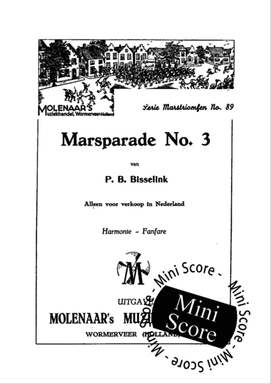 Marsparade No. 3 Concert Band scores gallery preview page 3